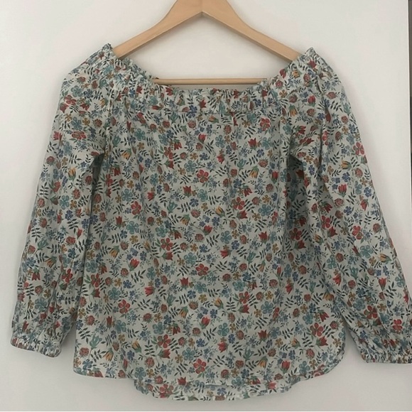 J.Crew Liberty of London Off the Shoulder Top - Picture 2 of 3